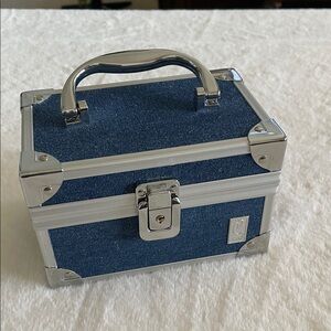 Caboodles Navy and Silver Storage Case